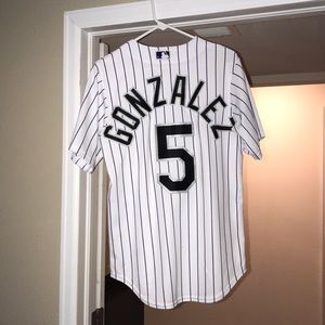 Majestic Colorado Rockies Gonzales Jersey